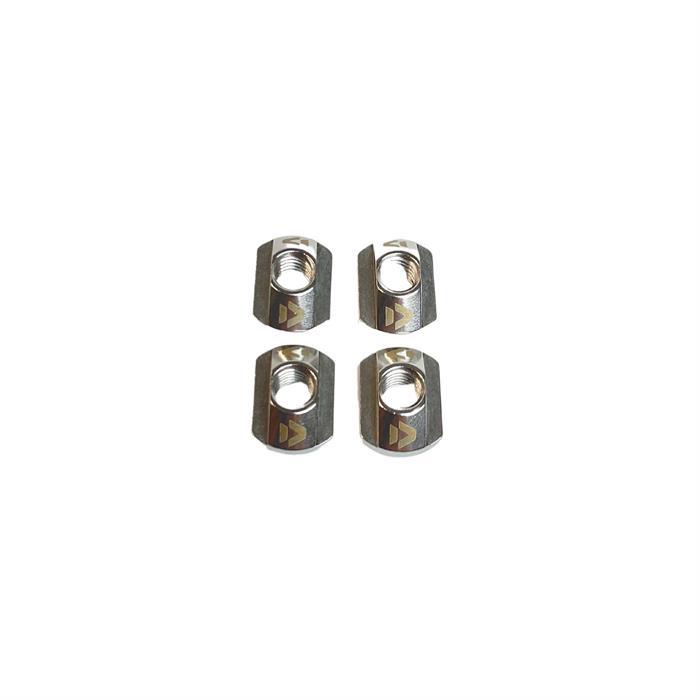 Duotone - Foil Spare TrackNut Stainless Steel (4pcs) M8