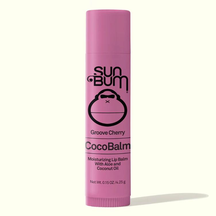 Sun Bum CocoBalm Moisturizing Lip Balm - Groove Cherry 4.25g